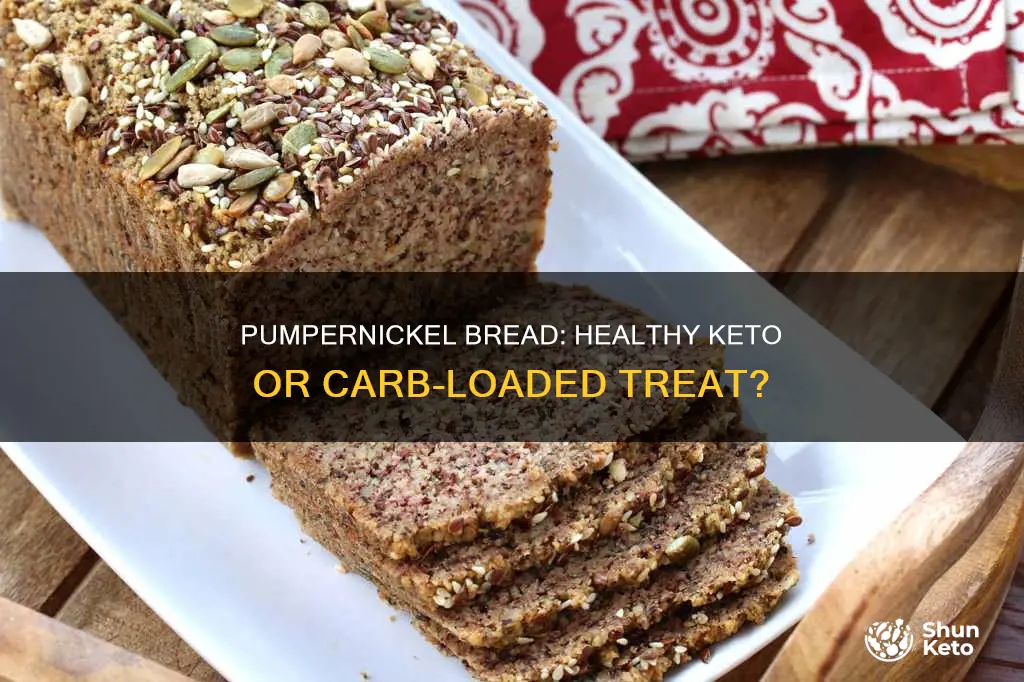 is pumpernickel bread healthy keto