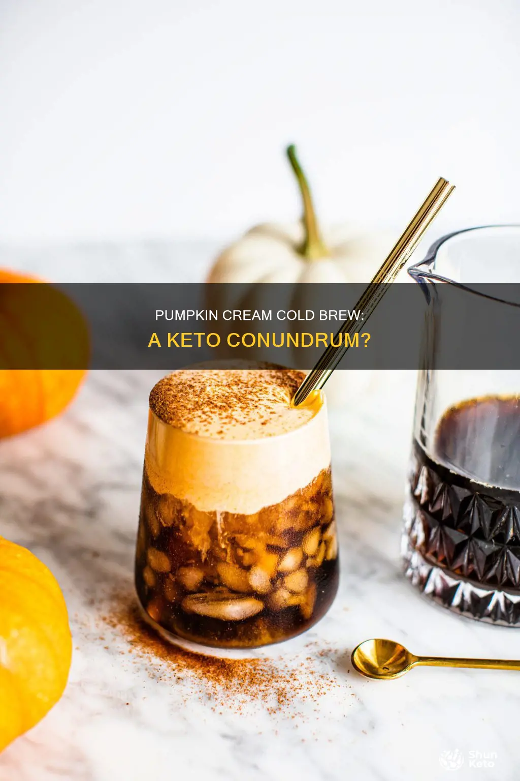 is pumpkin cream cold brew keto