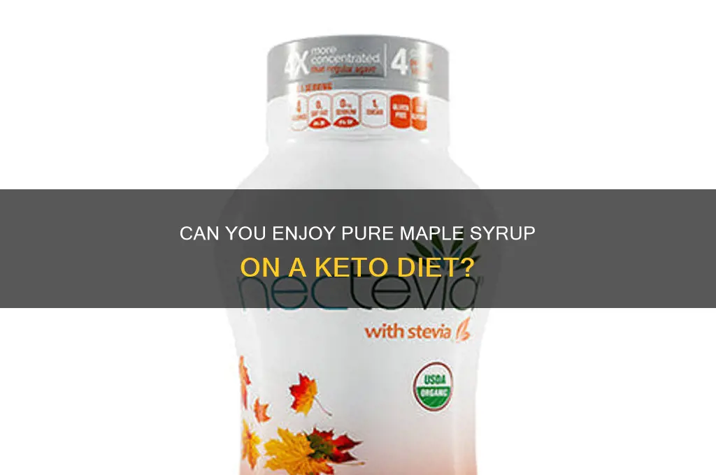 is pure maple syrup allowed on keto genetic diet