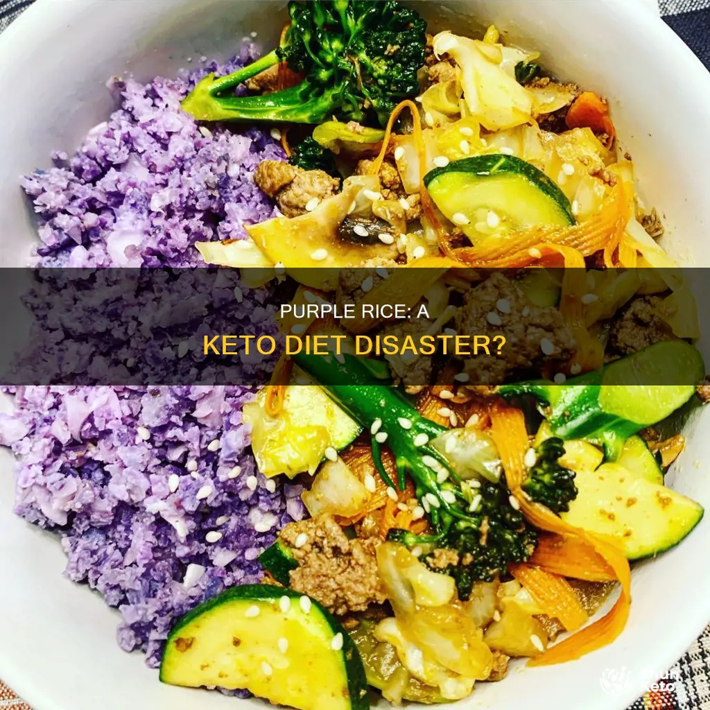 is purple rice bad for keto