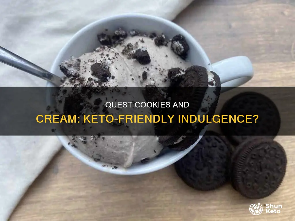 is quest cookies and cream keto