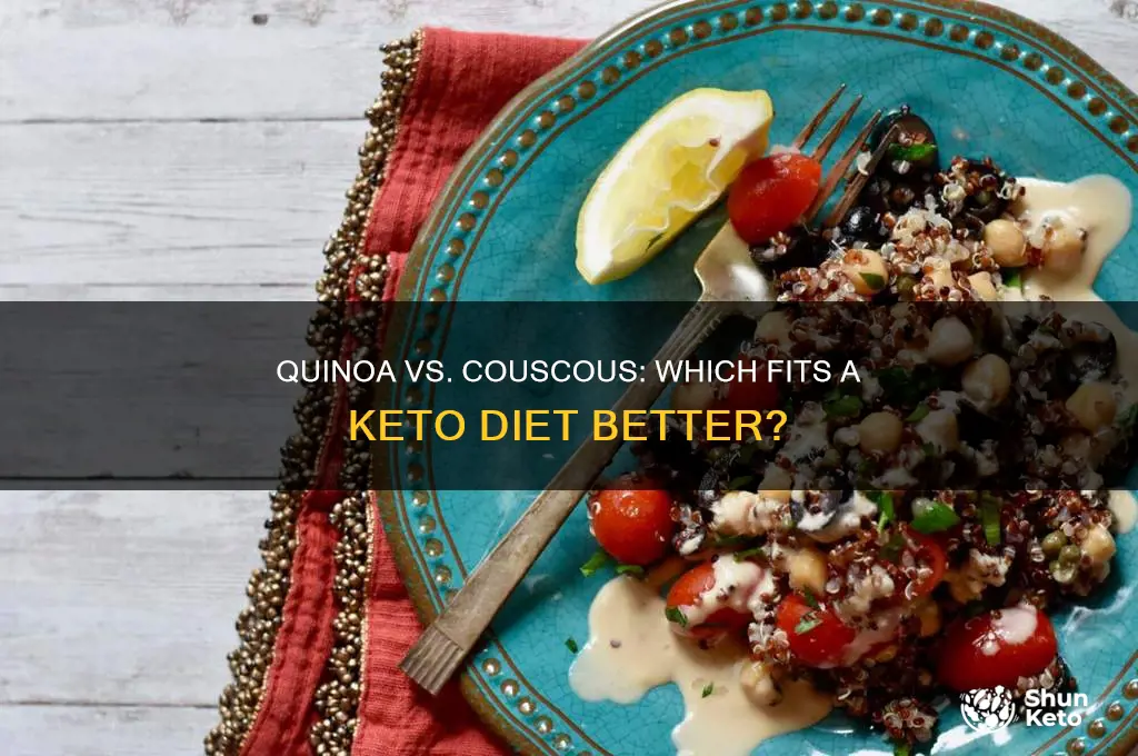 is quinoa or couscous ok on keto diet
