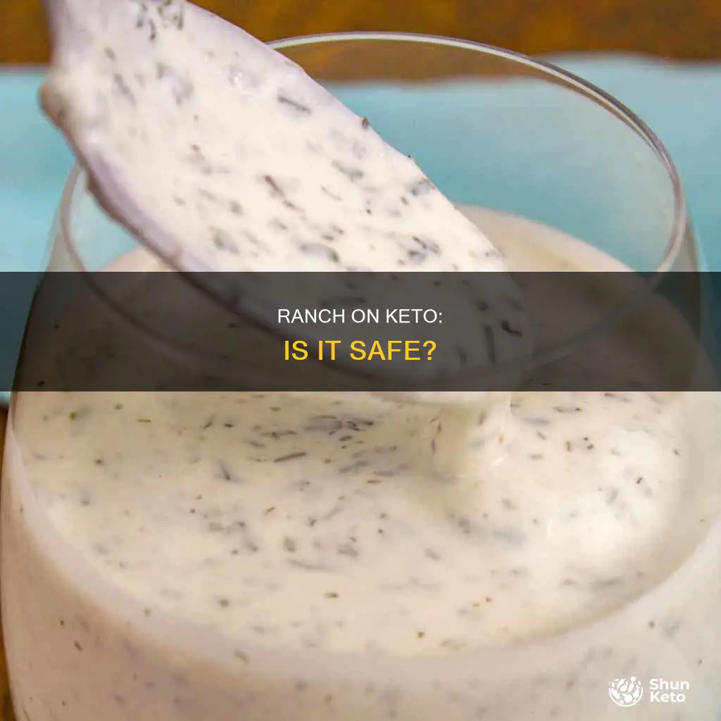 is ranch okay ketogenic diet