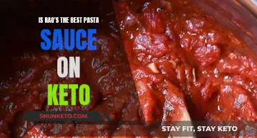 Best Keto Pasta Sauce: Rao's Review