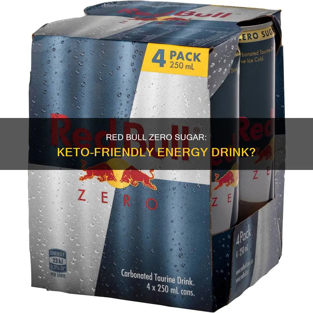 is red bull zero sugar keto