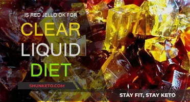 Clear Liquid Diet: Is Red Jello Allowed?