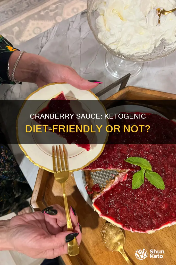is regular cranberry sauce ok on a ketogenic diet