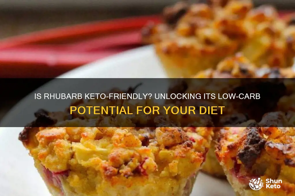 is rhubarb keto