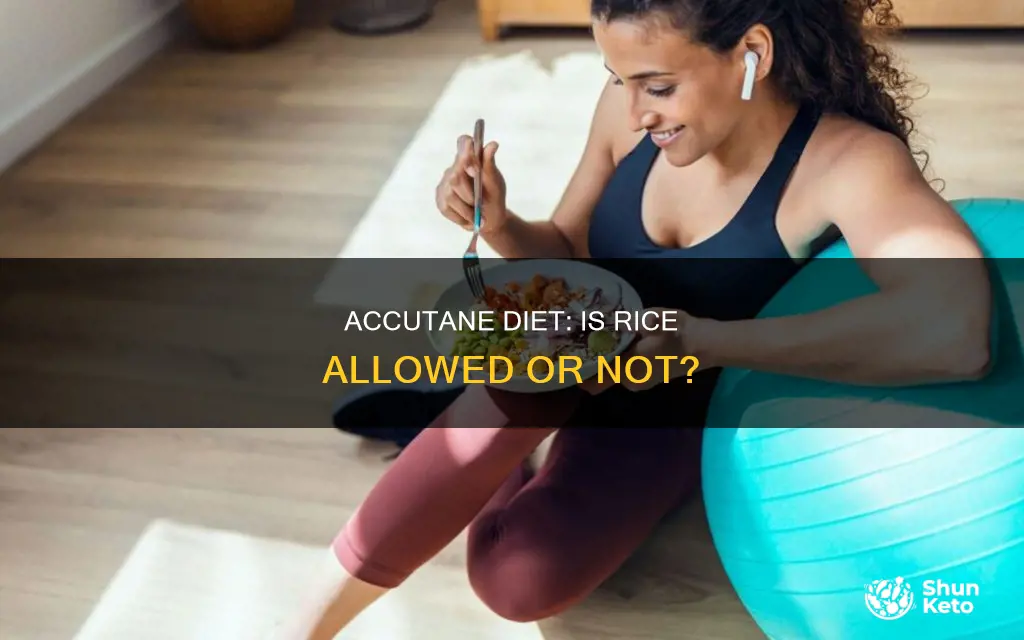 is rice allowed on accutane diet
