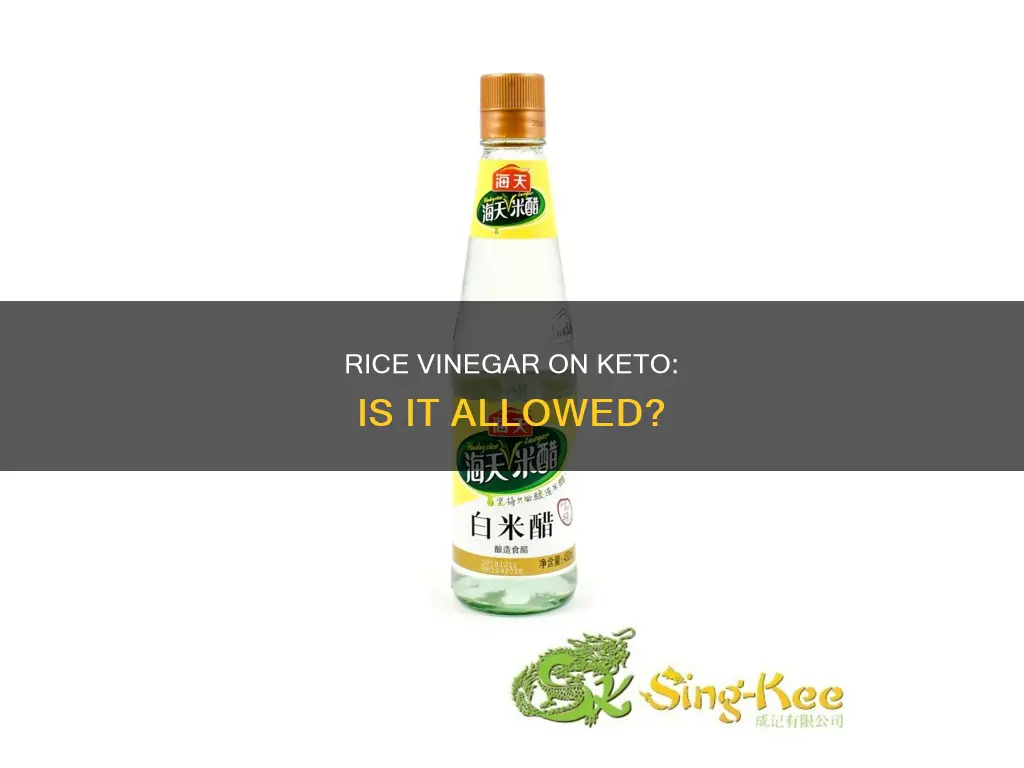 is rice vinegar allowed on keto