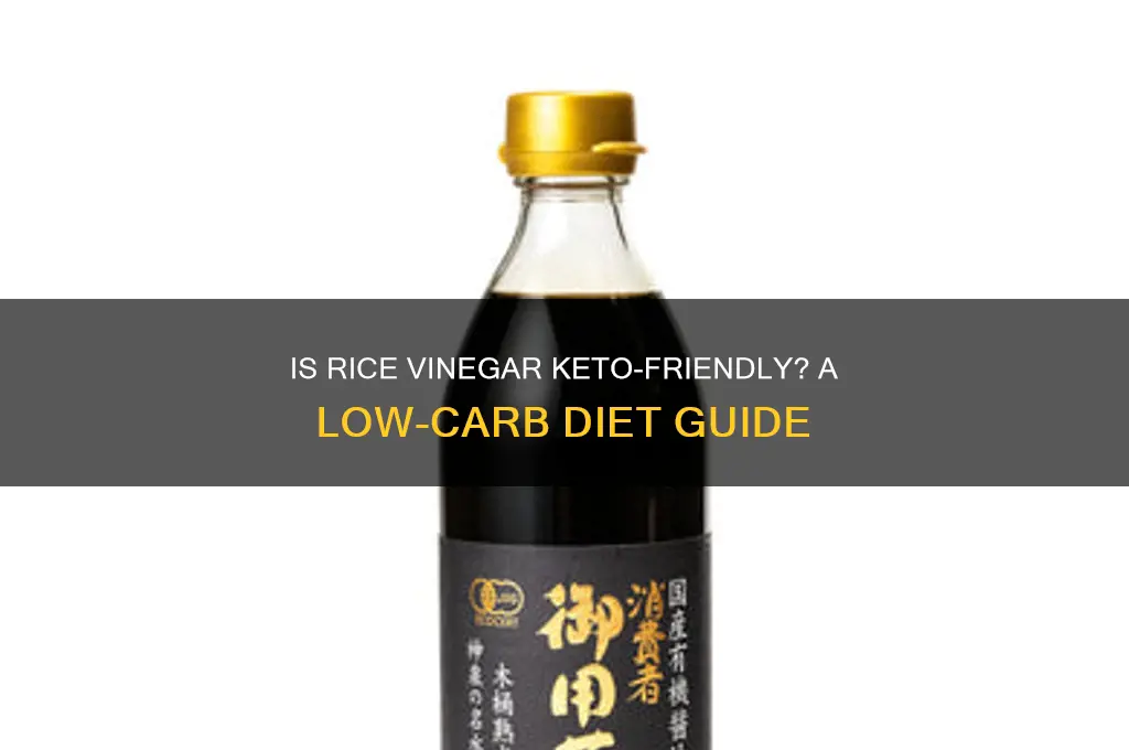 is rice vinegar keto