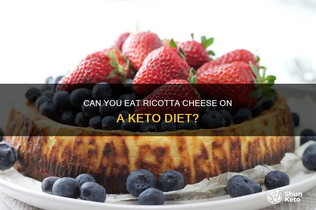 is ricotta cheese allowed on keto diet