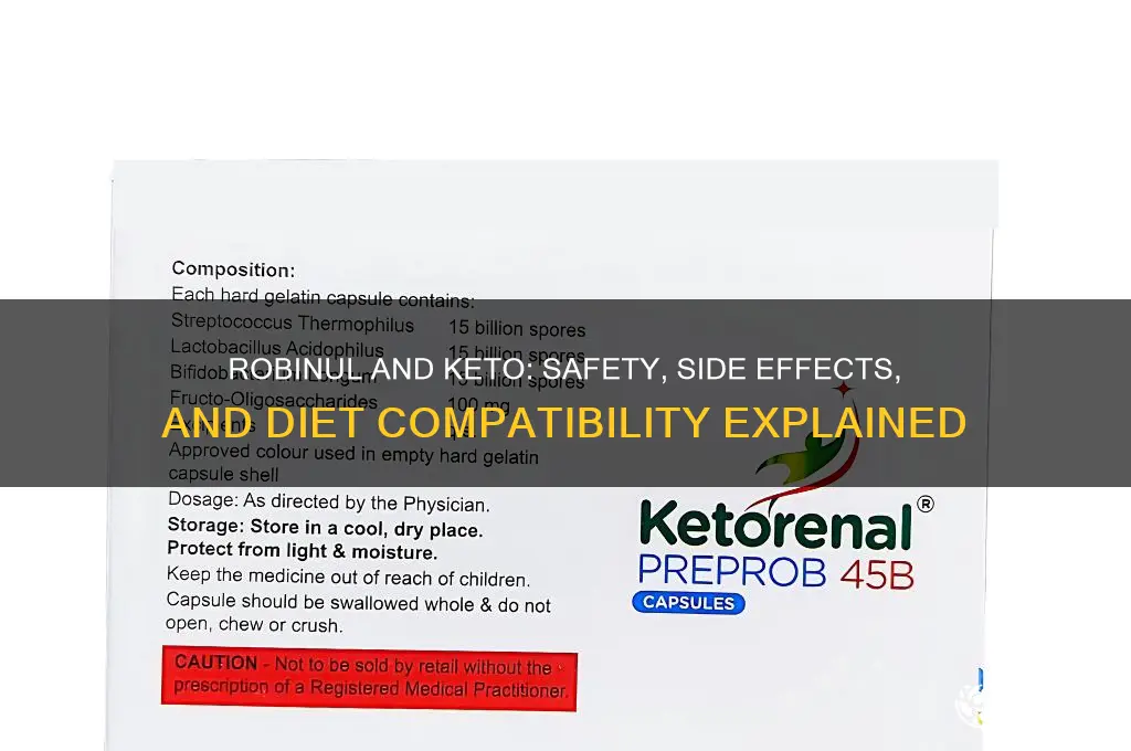 is robinul safe for keto diet