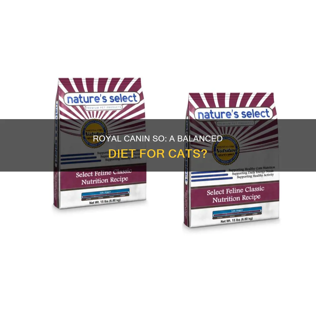 is royal canin so for cats a completely balanced diet