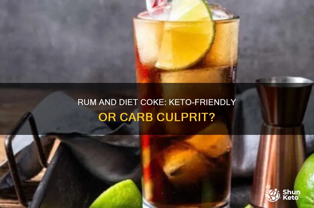 is rum and diet coke keto