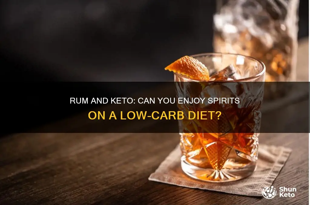 is rum bad on keto diet