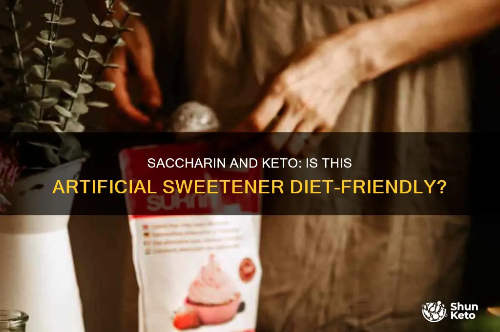 is saccharin ok when on the keto diet