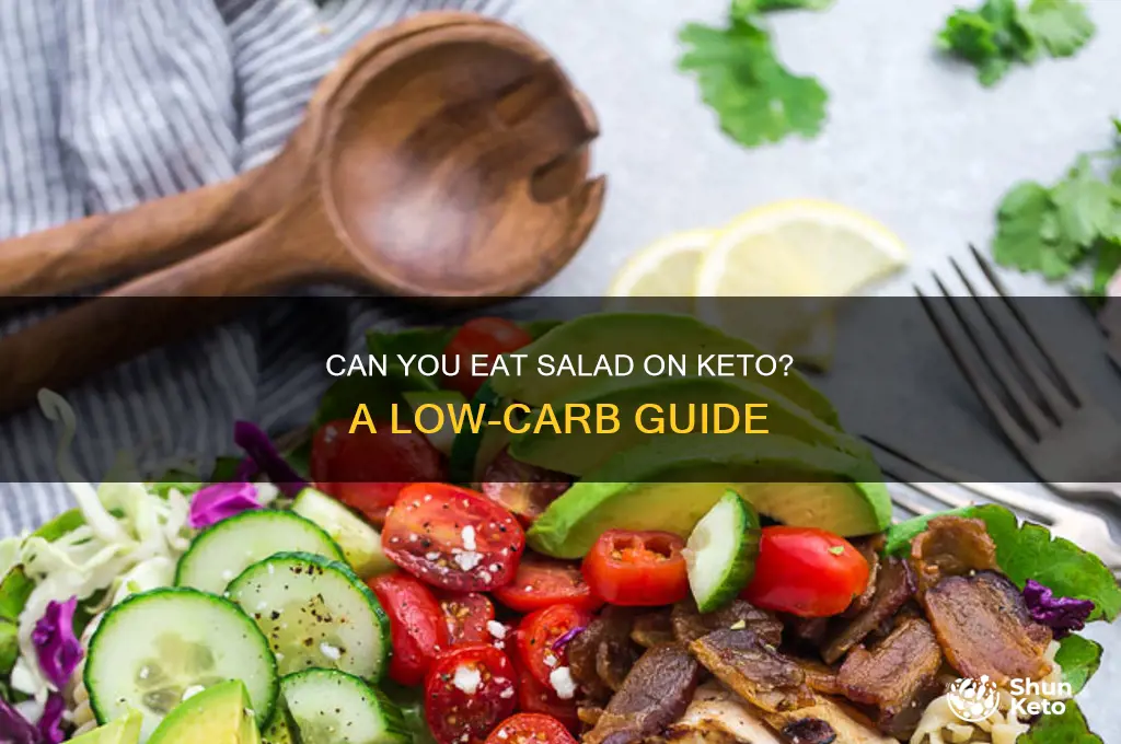 is salad allowed on keto diet