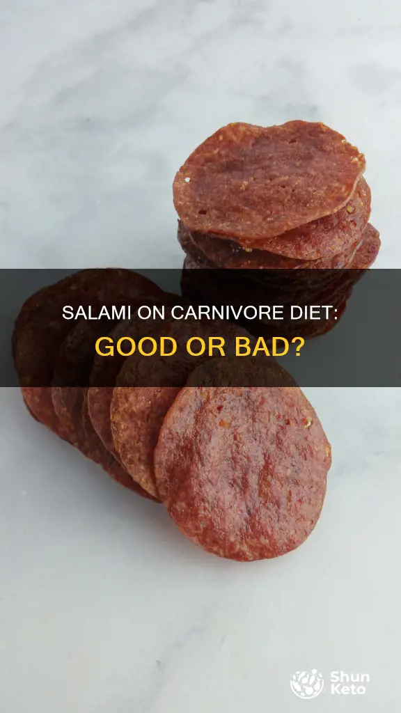 is salami ok on carnivore diet