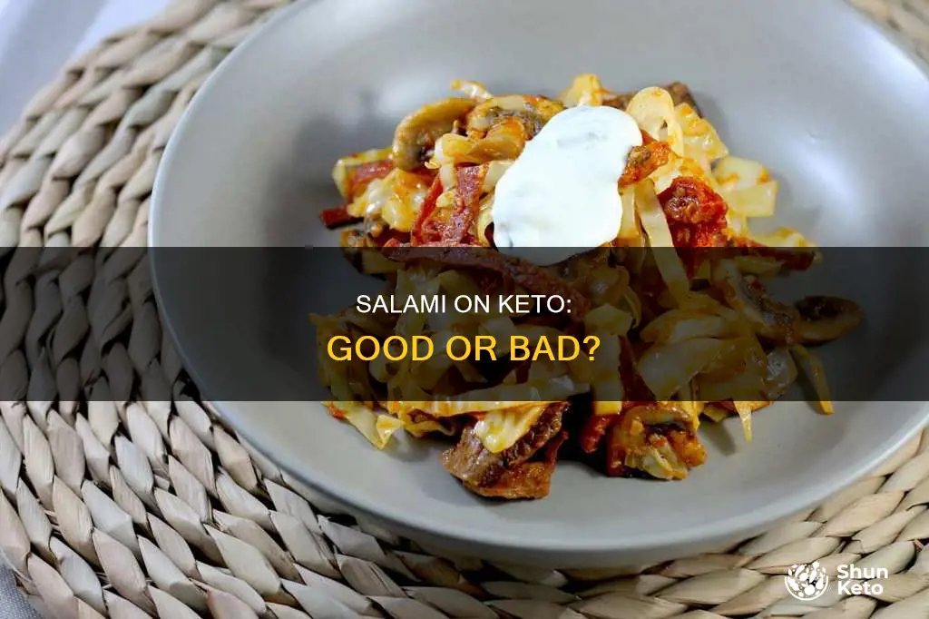 is salami okay on keto