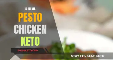 Keto Chicken Delight: Salata Pesto Chicken