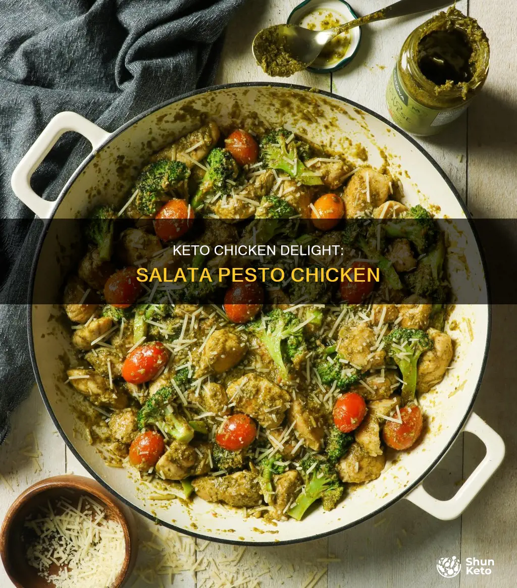 is salata pesto chicken keto