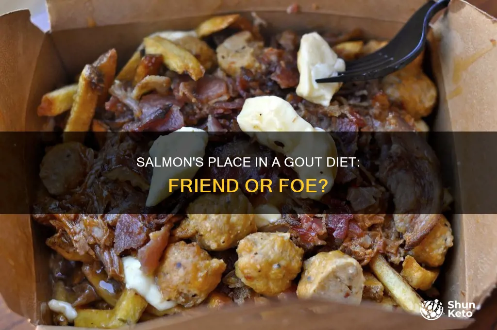 is salmon ok for gout diet