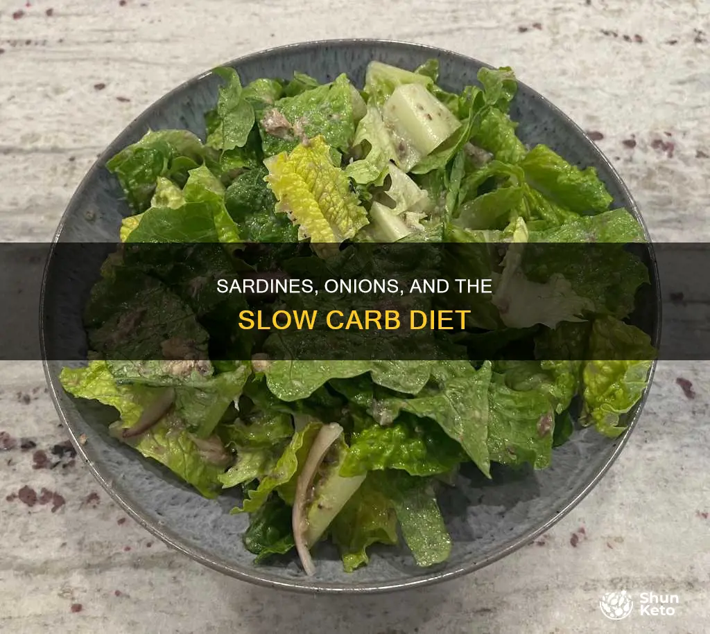 is sardines and onions part of ferris slow carb diet
