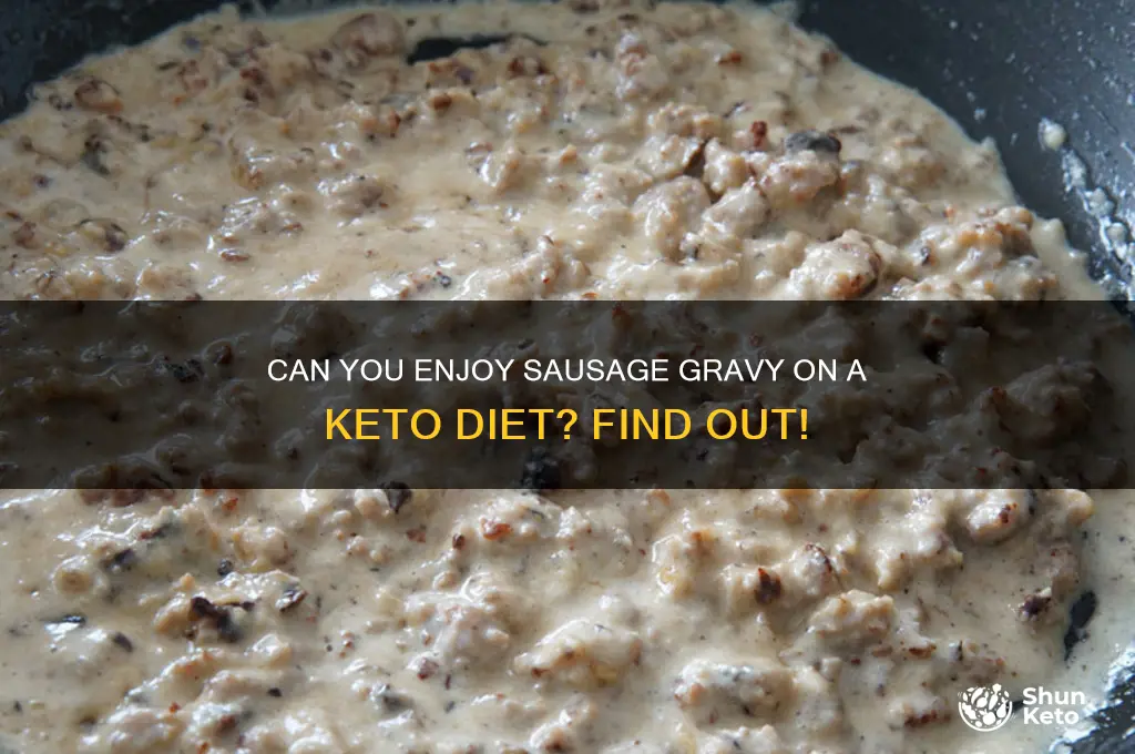 is sausage gravy keto