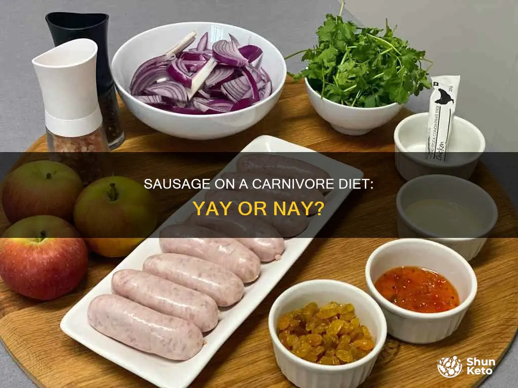 is sausage ok for carnivore diet