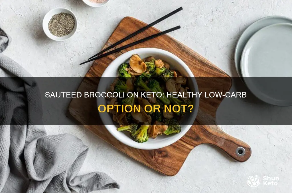 is sauteed broccoli safe on a keto diet