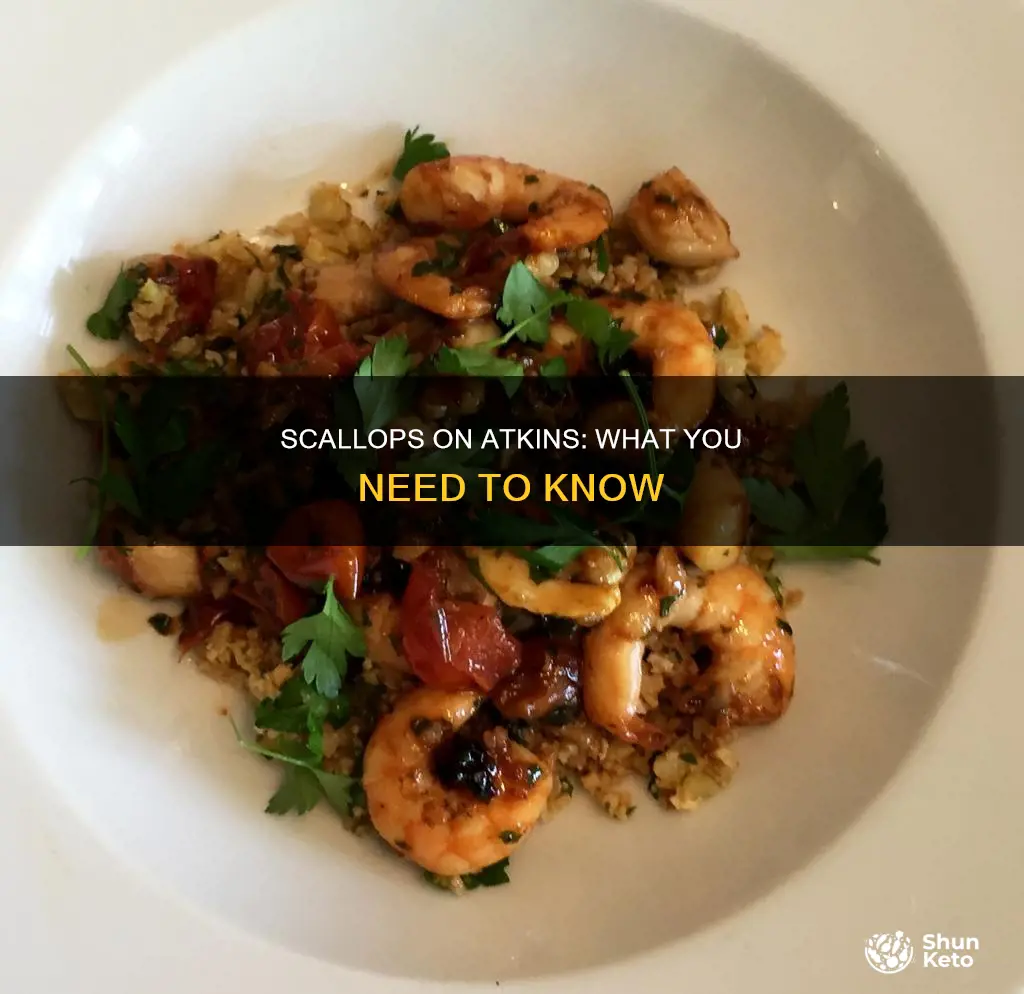 is scallops allowed on atkins diet