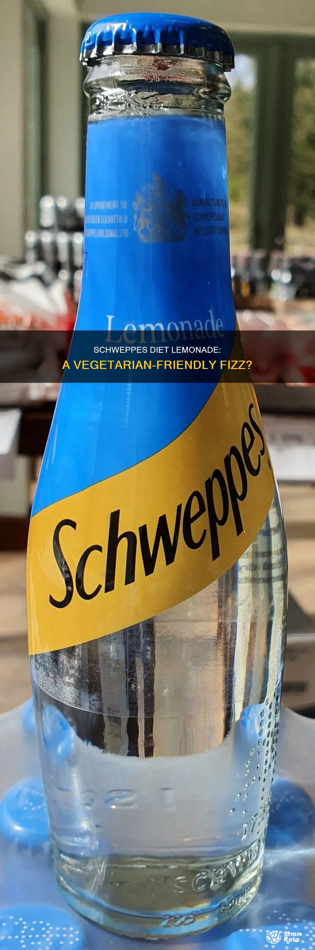 is schweppes diet lemonade vegetarian