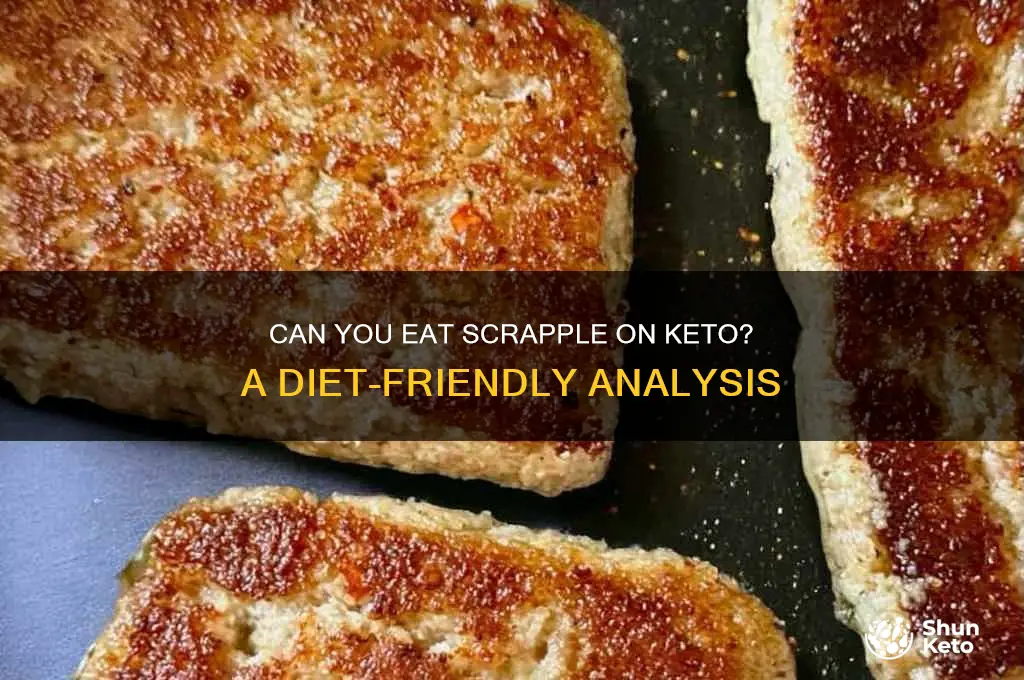 is scrapple on the keto diet