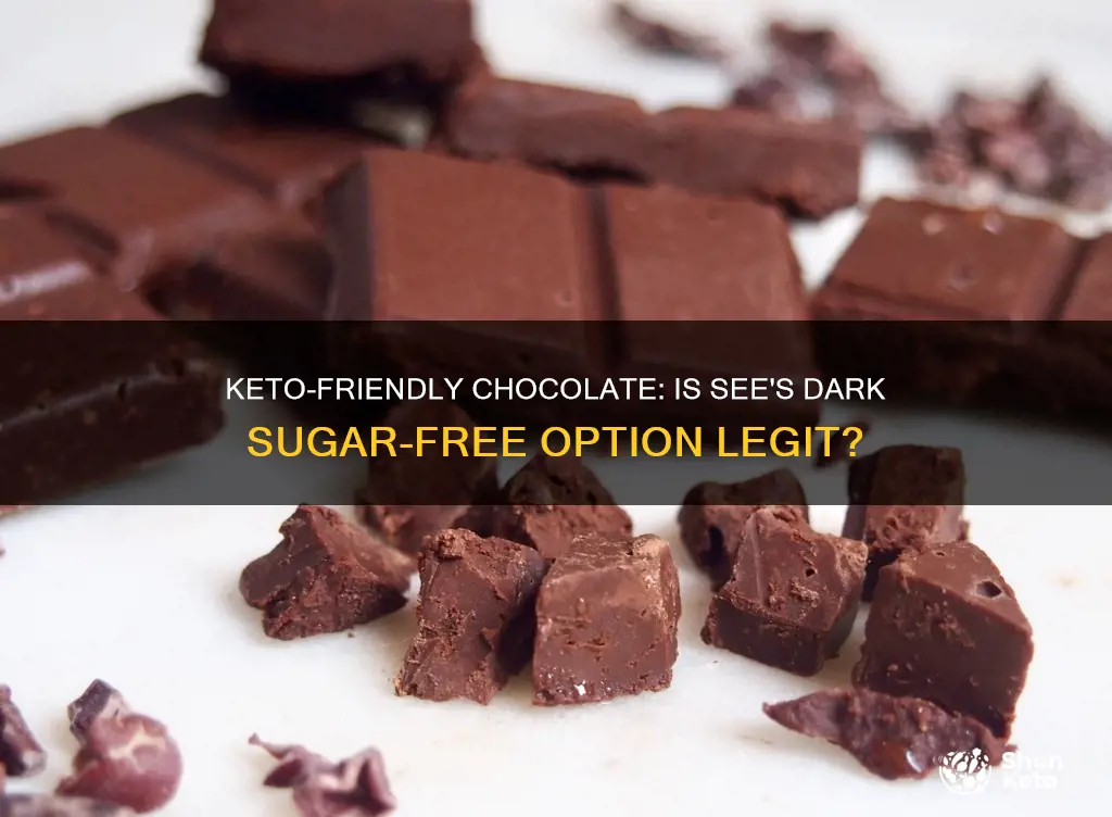 is sees dark sugsr free chocolate keto