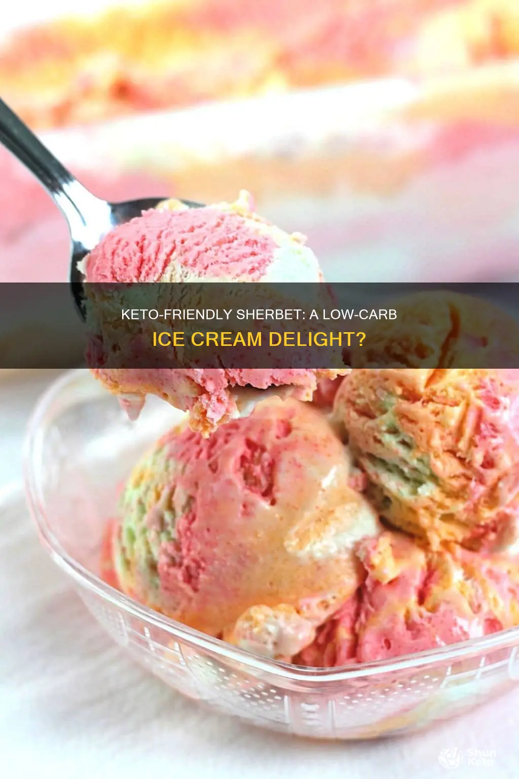 is sherbet ice cream keto