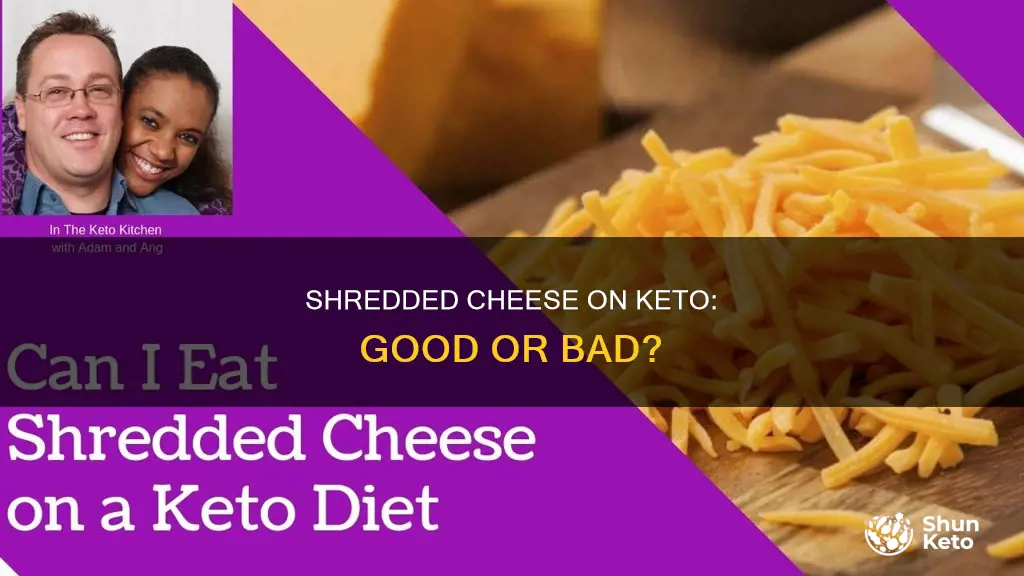 is shredded cheese okay on keto