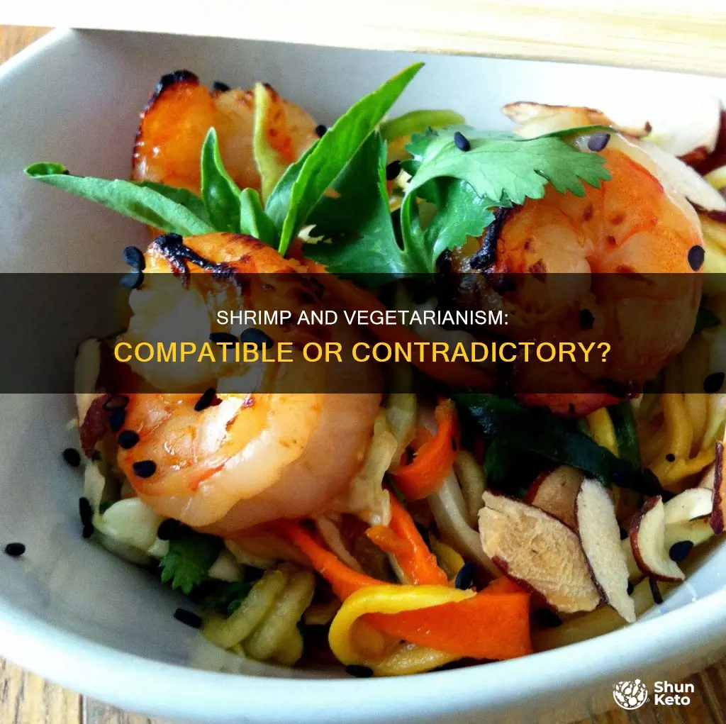is shrimp part of a vegetarian diet