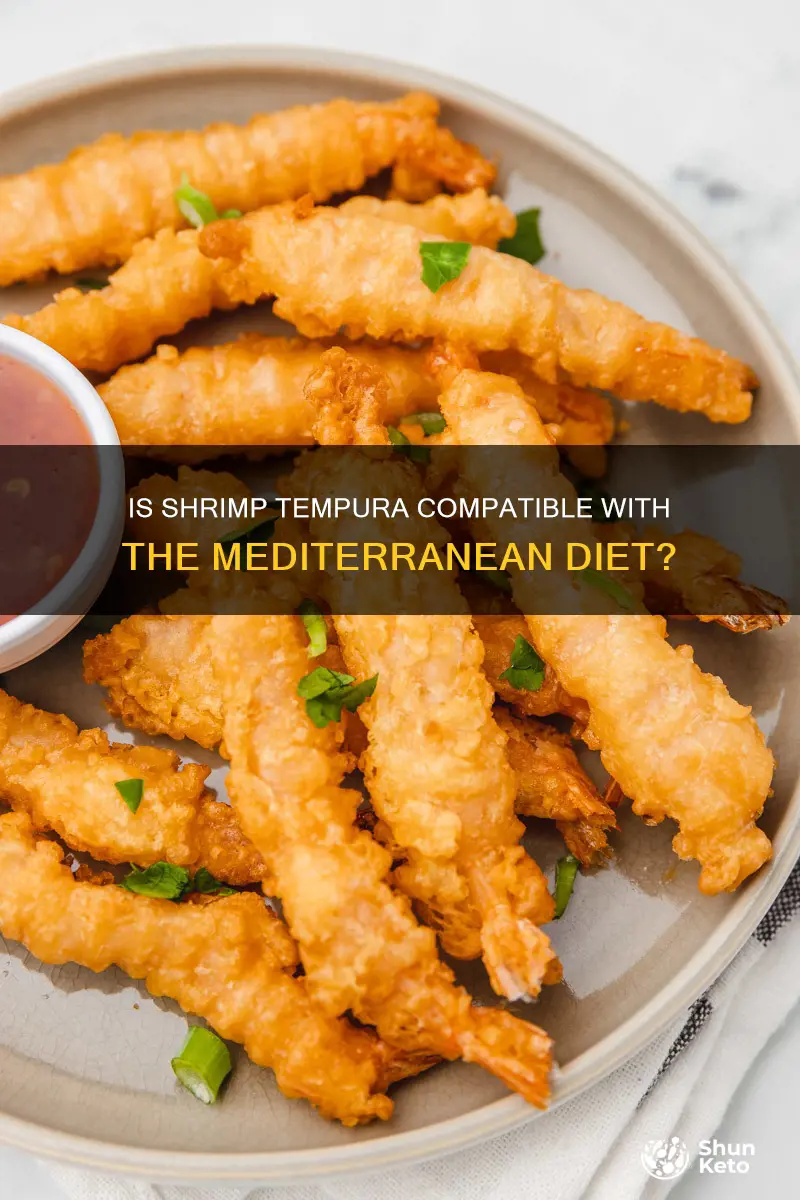 is shrimp tempura ok for the mediterranean diet