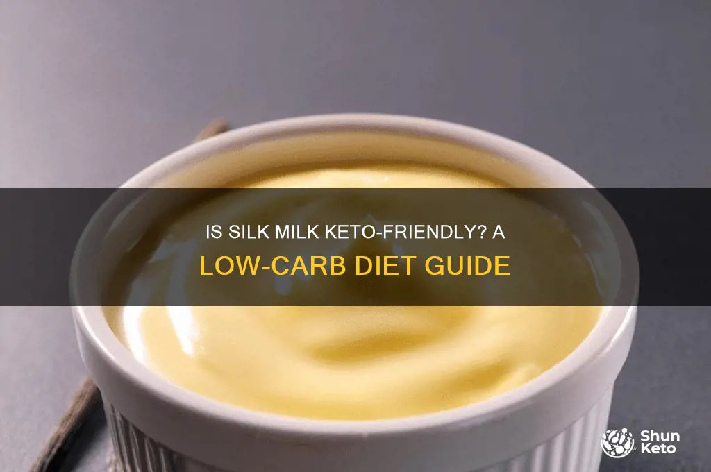 is silk milk okay on the keto diet