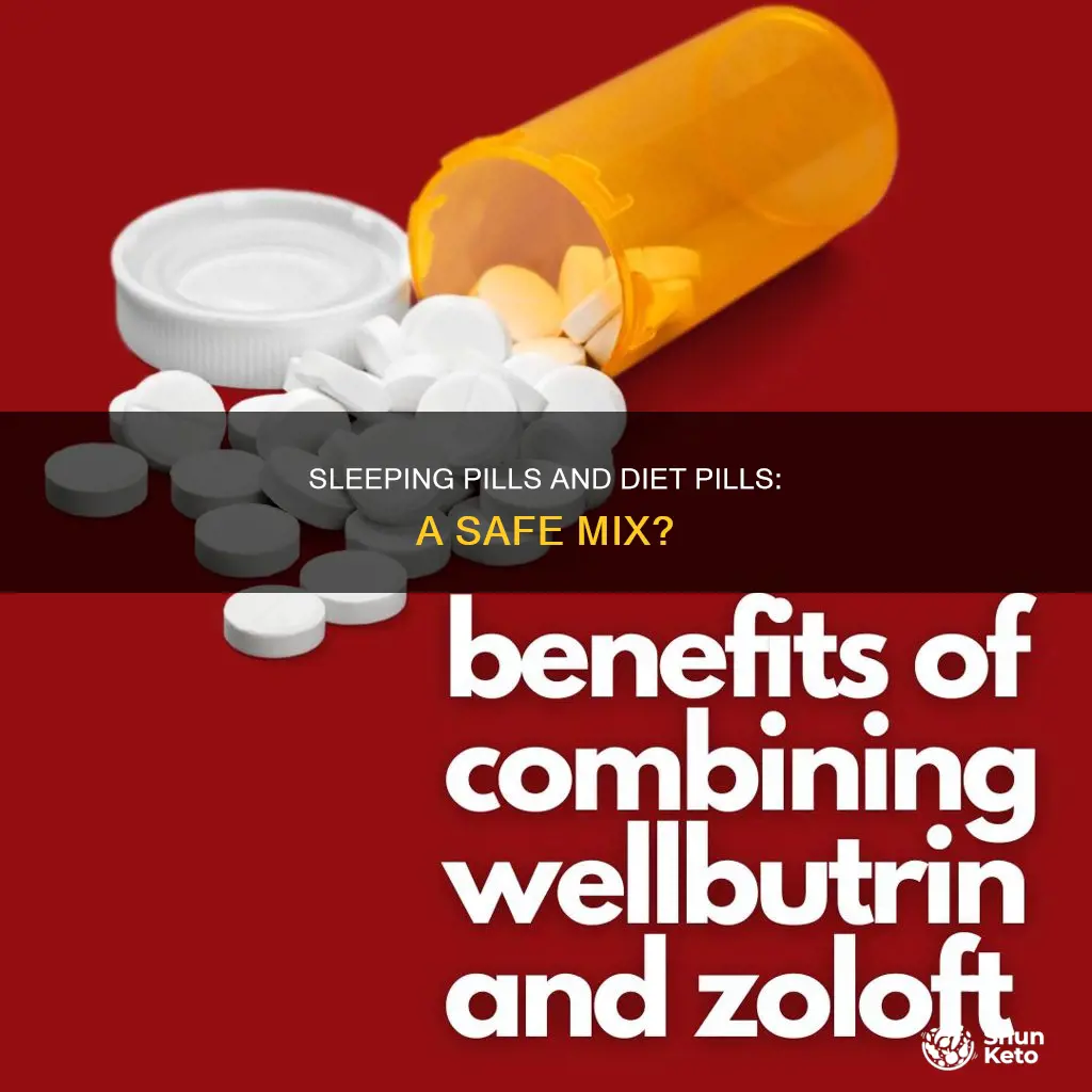 is sleeping pills safe with diet pills