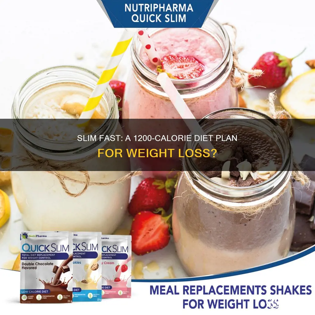 is slim fast a 1200 calorie diet