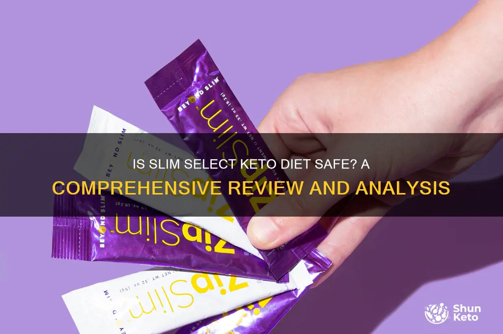 is slim select keto diet safe