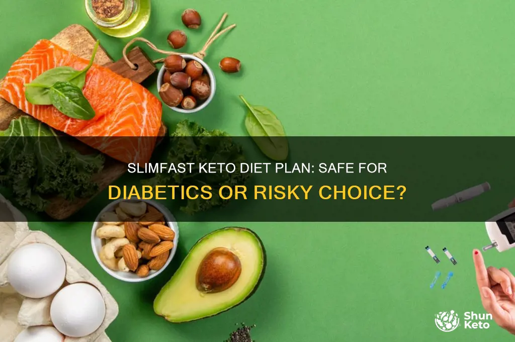 is slimfast keto diet plan ok for diabetics