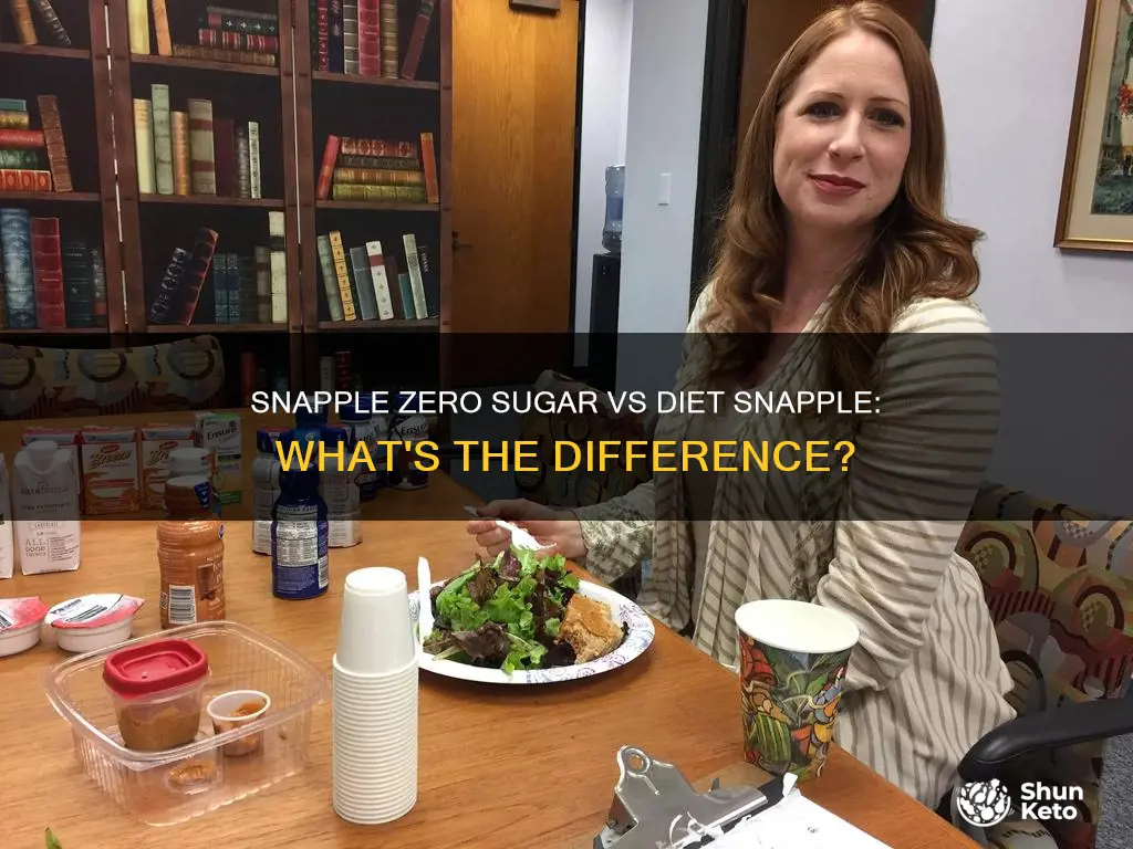 is snapple zero sugar the same as diet snapple