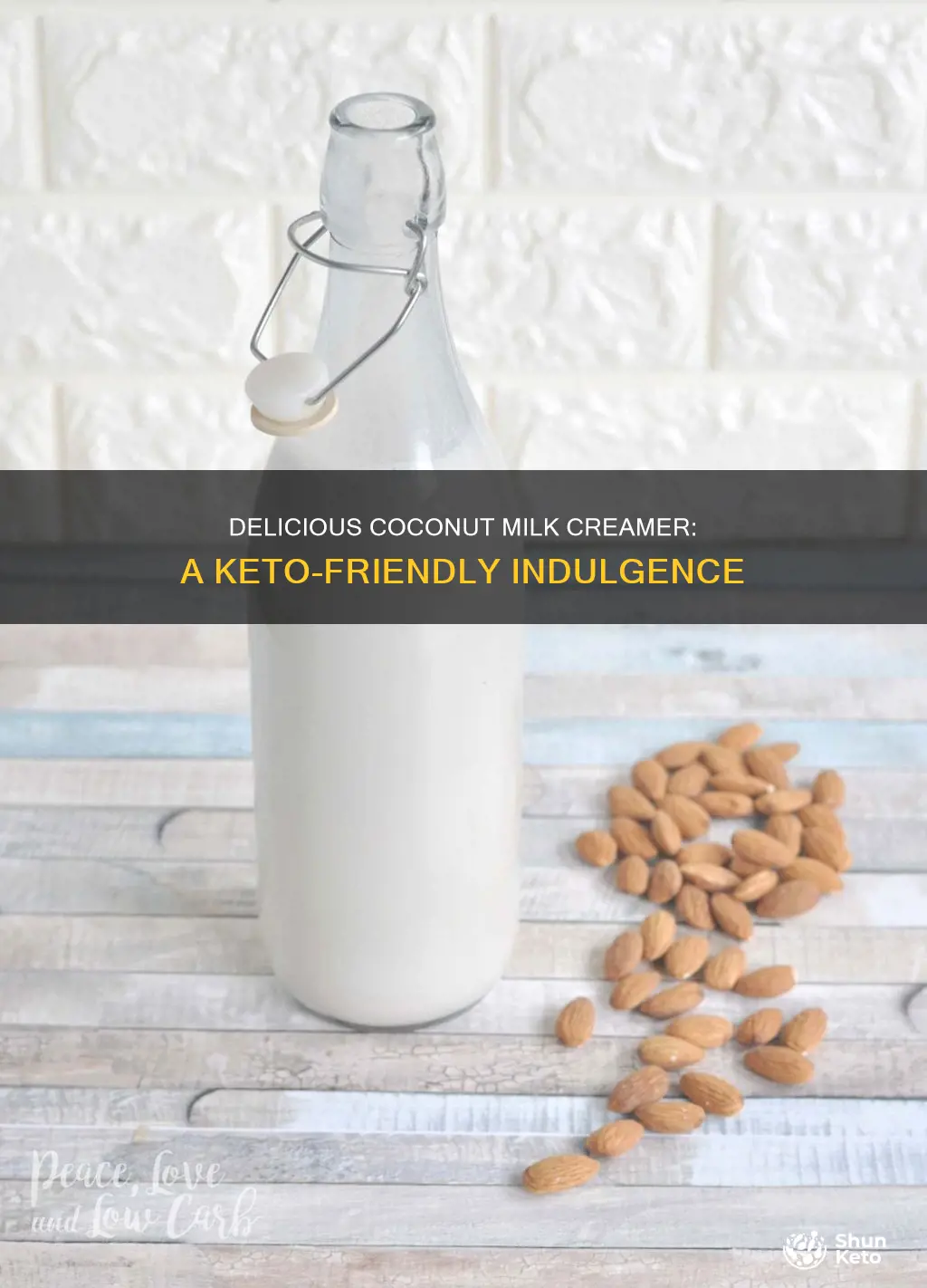 is so delicious coconut milk creamer keto