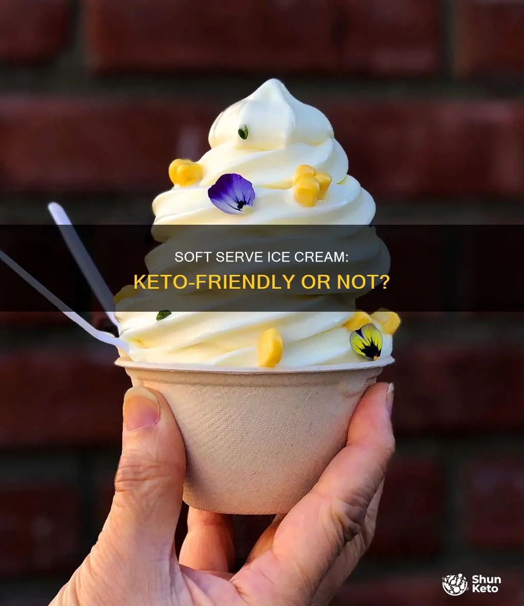 is soft serve ice cream keto