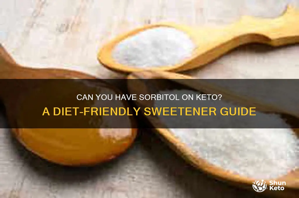 is sorbitol allowed on keto diet