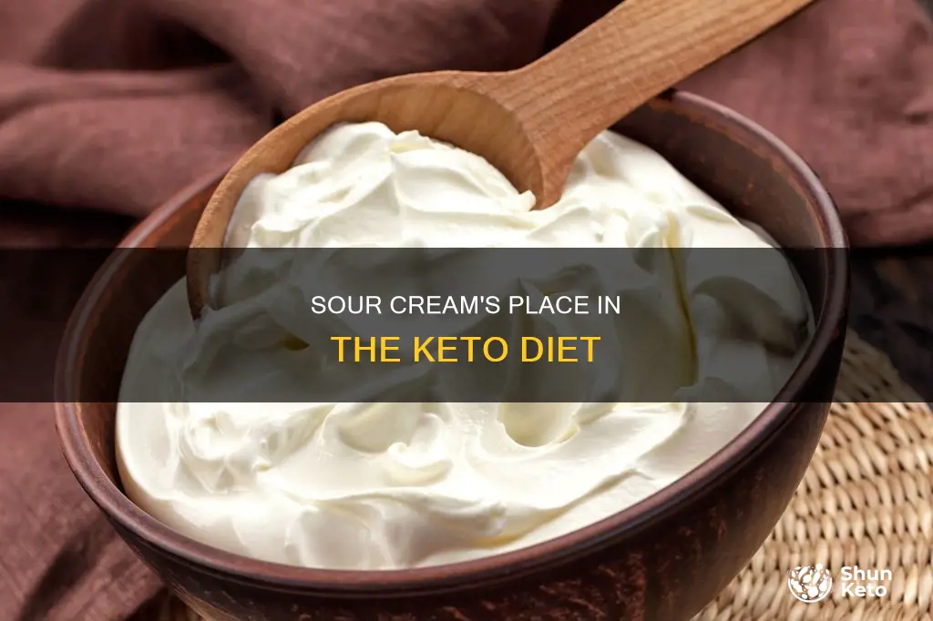 is sour cream considered keto