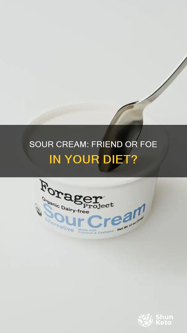is sour cream ok for a diet